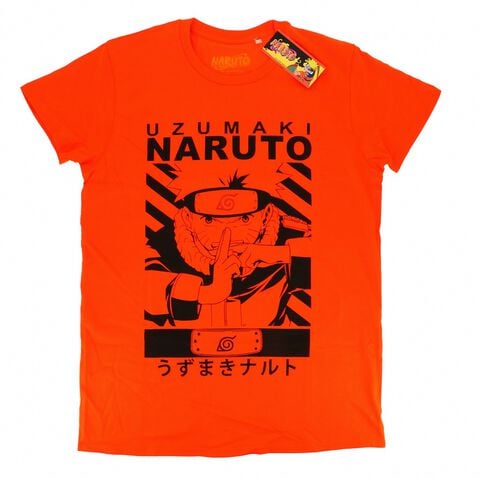 T-shirt Homme - Naruto - Uzumaki Naruto - Orange - Taille M